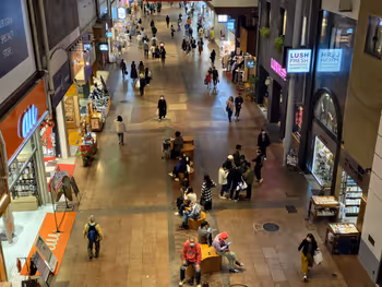 神戸三宮駅センター街の休憩場所その1