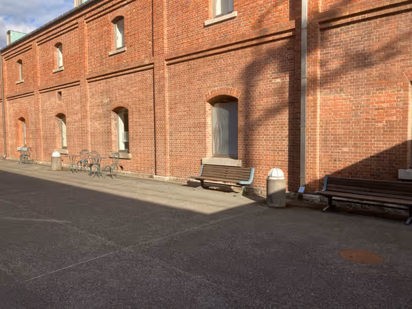 Photo of East Maizuru Station | Maizuru Red Brick Park, Between Buildings 2 and 3 | Rest Spot 6