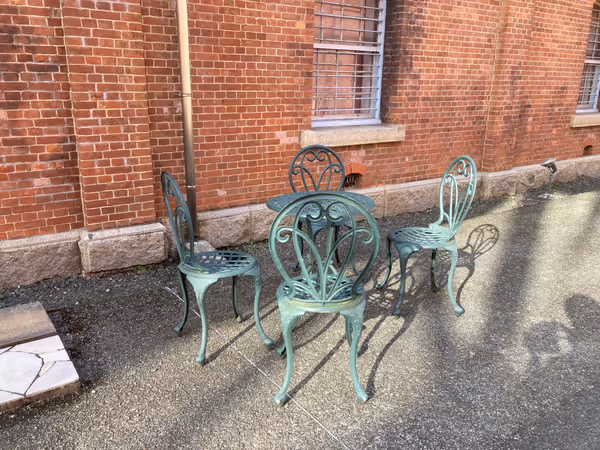 Photo of East Maizuru Station | Maizuru Red Brick Park, Between Buildings 2 and 3 | Rest Spot 5