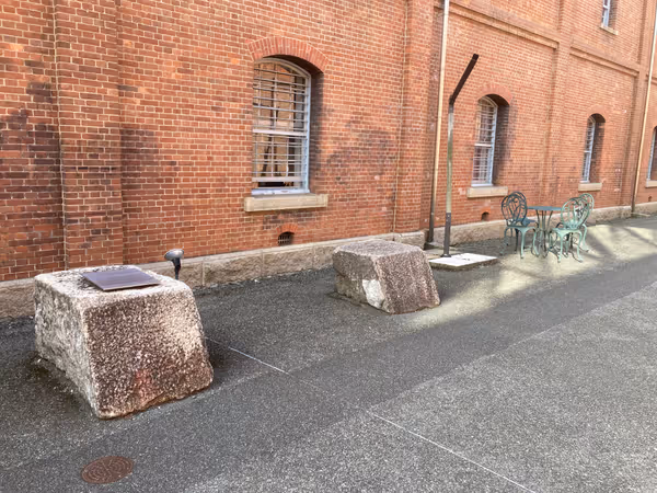 Photo of East Maizuru Station | Maizuru Red Brick Park, Between Buildings 2 and 3 | Rest Spot 4