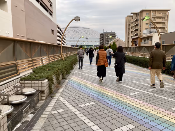 Photo of Nagoya Dome-mae Yada Station | Bantelin Dome Nagoya Pedestrian Bridge | Rest Spot 4