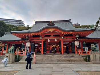 三宮駅生田神社 生田の森の休憩場所その1