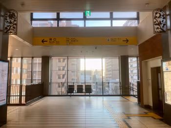 Photo of Settsu-Motoyama Station | North-South Free Passage 2F South Exit | Rest Spot 3