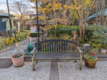 武蔵溝ノ口駅フィオーレの森の休憩場所その3