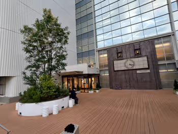 神戸三宮駅グランパティオの休憩場所その1