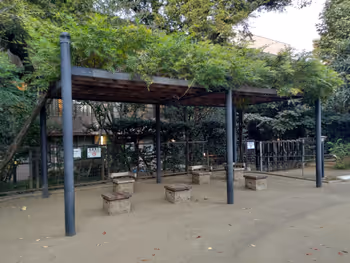 白金台站 白金台どんぐり兒童遊園的休息場所3