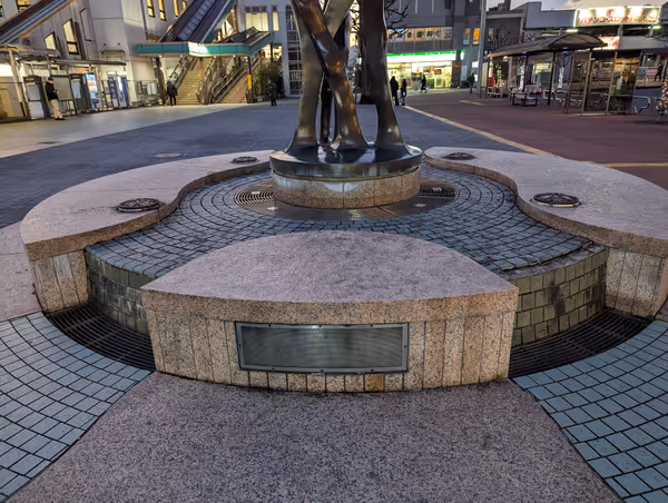 Photo of Akikawa Station | North Exit Station | Plaza | Rest Spot 2