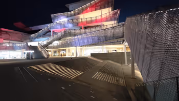 히가시토코로자와역 천인 테라스의 휴식 장소 그 1