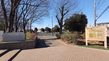 東所沢駅東所沢公園の休憩場所その1
