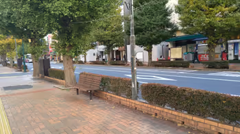 三鹰站中央大道 东急ストア附近的休息场所其1