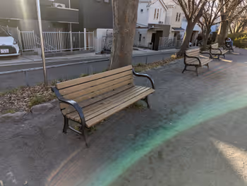 日吉站日吉公園的休息場所其三