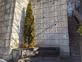 日吉本町駅赤門坂沿いの休憩場所その3