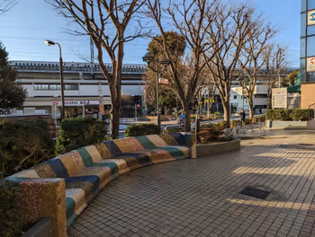 니시-오이역 코아스타레 니시-오이 쇼핑 광장의 휴식 장소 그 3