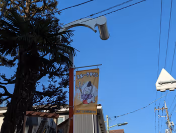 中延駅蛇窪神社境内の休憩場所その2