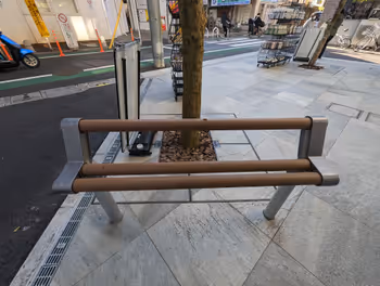 中延駅マツモトキヨシ前の休憩場所その2