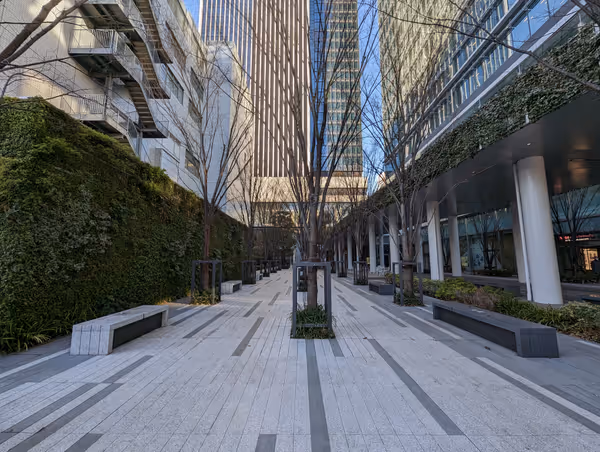 Photo of Mita Station | Musubu Tamachi 1F Deck Under Street | Rest Spot 3