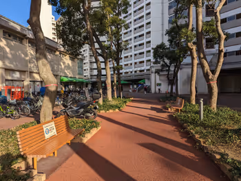 東陽町駅オーケー南砂前の休憩場所その2
