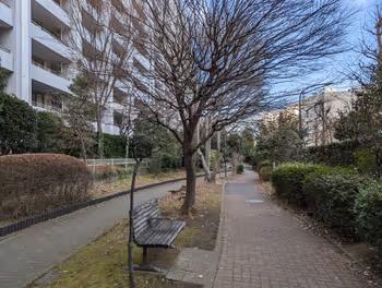 東陽町駅南砂緑道公園の休憩場所その3