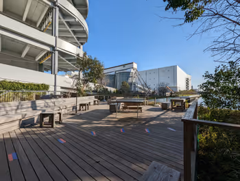 Rest area at Shiohama Terrace, Toyocho Station, Part 2