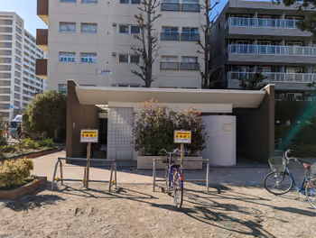 東陽町駅東陽公園の休憩場所その4