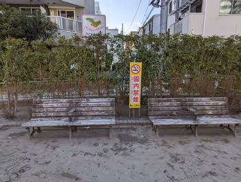 東陽町駅東陽公園の休憩場所その3