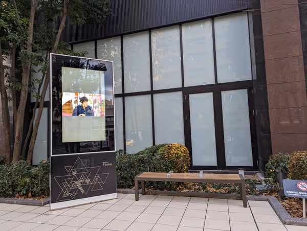 【岡山駅】イオンモール 市役所筋側の休憩場所