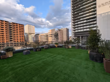 Rest area on the rooftop of Morino-Machi Plaza, Okayama Station, Mori no Machi Grace, part 4