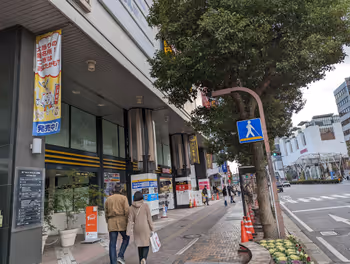 岡山前駅市役所筋沿いの休憩場所その2