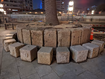 港口乐园站跳ねっこ广场附近的休息场所 其四