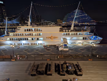 港口元町站海之廣場的休息處之四