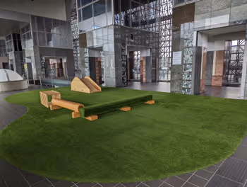 【京都駅】みんなの広場 うっどすくえあの休憩場所