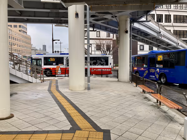 Photo of Shimonoseki Station | East Exit 1st Floor Bus Stop Near | Rest Spot 2