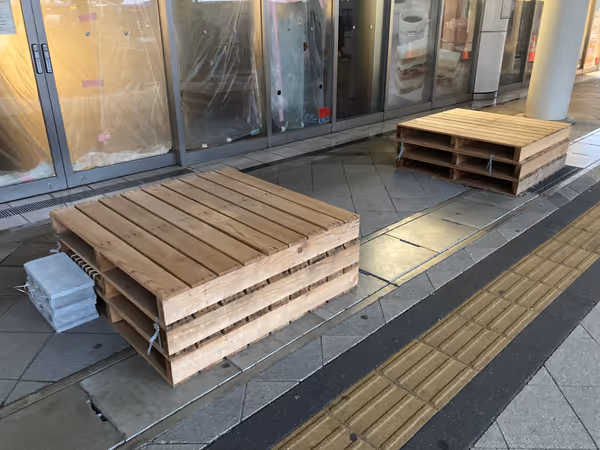 Photo of Shimonoseki Station | 1st Floor, in front of the station building RIPIE | Rest Spot 3