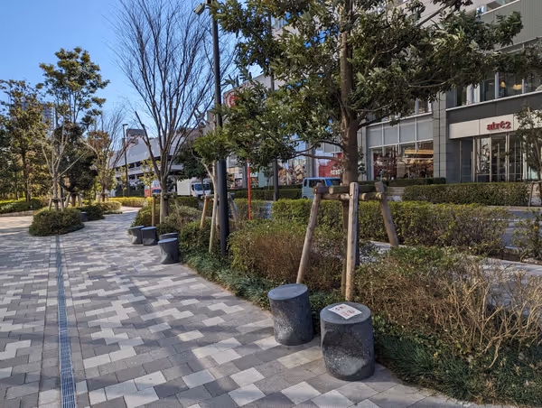 Photo of Meguro Station | Meguro Central Square, along Hanabusa-yama Street | Rest Spot 3