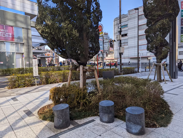Photo of Meguro Station | Meguro Central Square, along Hanabusa-yama Street | Rest Spot 2
