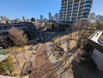 Rest area at Meguro Station, Meguro Central Square, Forest Plaza, Part 1