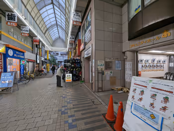 京急蒲田駅コミュニティホール あすと1Fの休憩場所その1