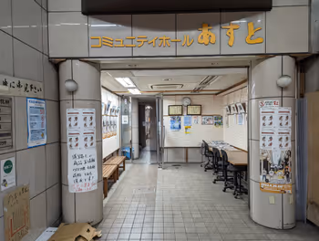 京急蒲田駅コミュニティホール あすと1Fの休憩場所その2