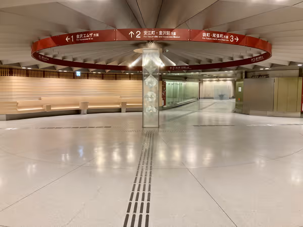 武蔵交差点 地下連絡通路のセンター付近の写真5