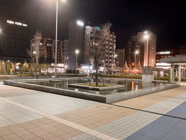 Photo of Kanazawa Station | West Exit Plaza Water Feature | Rest Spot 1