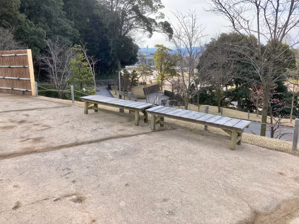金沢城公園 玉泉院丸庭園の唐傘周辺の写真3