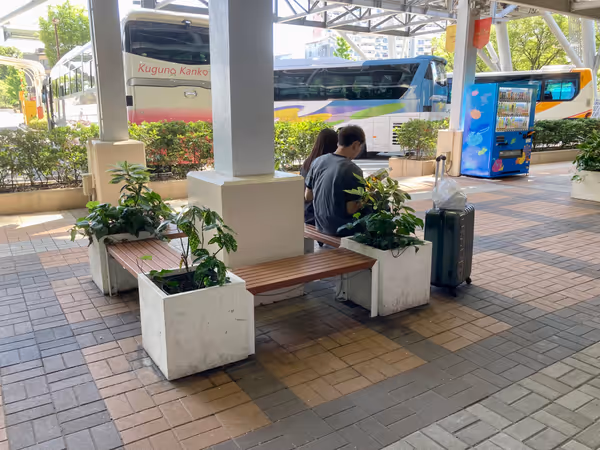 Photo of Osakako Station | Tempozan Market Place FamilyMart Near | Rest Spot 2