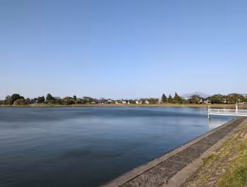 下妻駅砂沼 サンSUNさぬま付近の休憩場所その1