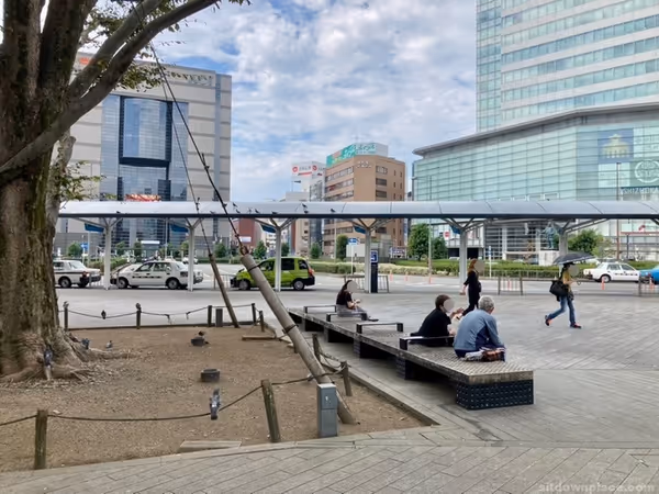 Photo of Shizuoka Station | North Exit: Area around the Statues of Chikachiyo and Lord Yoshimoto Imagawa | Rest Spot 2