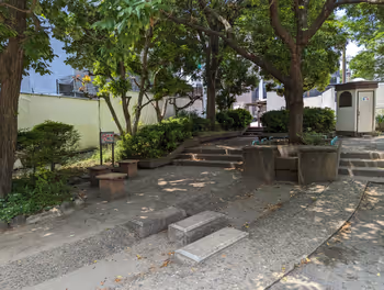 下落合駅中落合公園の休憩場所その5