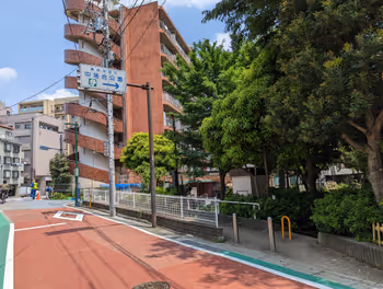 下落合駅中落合公園の休憩場所その1