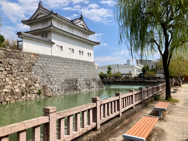 Photo of Shin-Shizuoka Station | Sunpu Castle Moat Edge (Shizuoka Prefectural Government Office Side) | Rest Spot 1