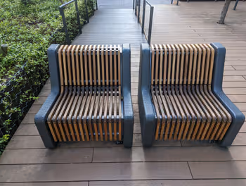 신타카시마역 미도리노 타마리로의 휴식 장소 그 3