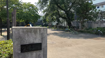 立川南駅柴崎中央公園の休憩場所その1