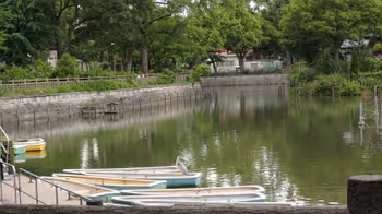 學藝大學站碑文谷公園的休息地點之三